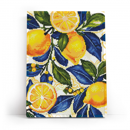 Set goblen cu diamante, cu sasiu, Felie de vara, 30x40 cm [1]