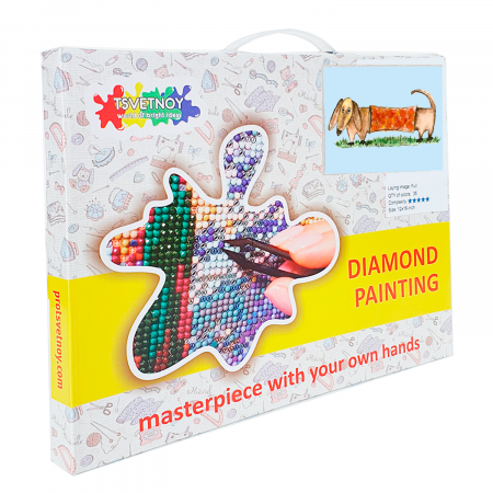 Set goblen cu diamante, cu sasiu, Lilo [2]