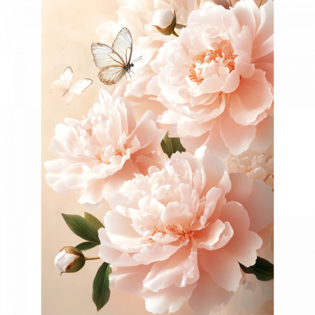 Goblenuri cu diamante cu sasiu - Set goblen cu diamante, cu sasiu, Flori, 30x40 cm