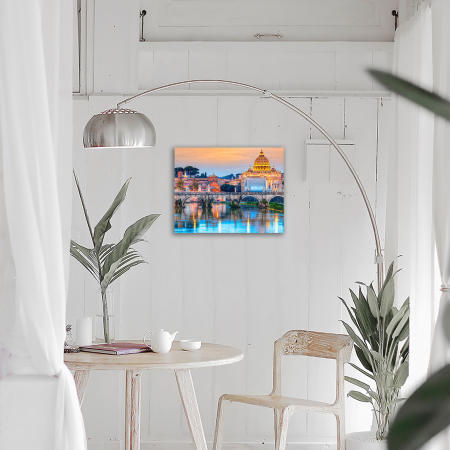 Set goblen cu diamante, cu sasiu, Podul Sant'Angelo [5]