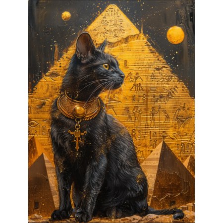 Goblenuri cu diamante cu sasiu - Set goblen cu diamante, cu sasiu,  Secretele Egiptului 30x40 cm