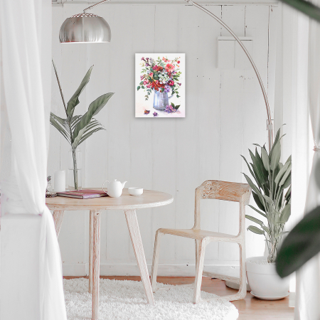 Goblen cu Diamante, cu sasiu, Rapsodie florala, 40x50 cm [3]