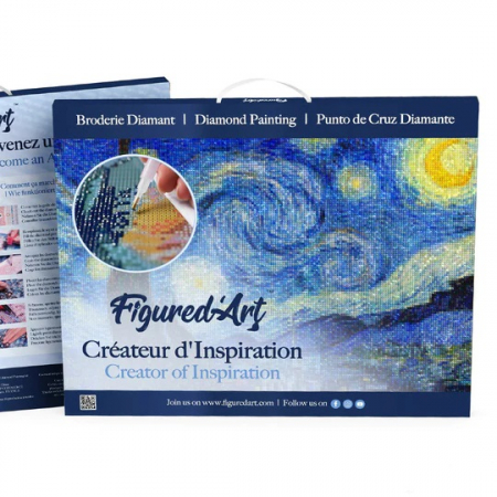 Set goblen cu diamante, cu sasiu, Casa ceaiului langa lac, 40x50 cm [8]