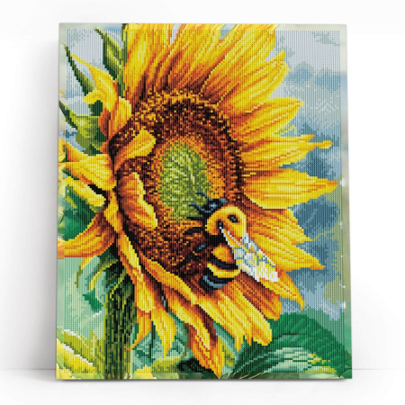 Set goblen cu diamante, cu sasiu, Dupa amiaza de miere, 40x50 cm [1]