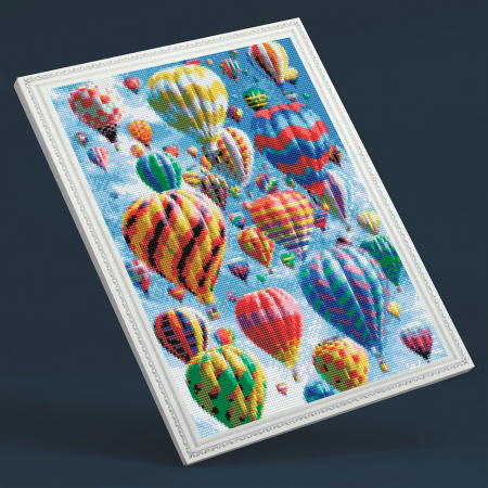 Set goblen cu diamante, cu sasiu, Zborul dorintelor, 40x50 cm [1]