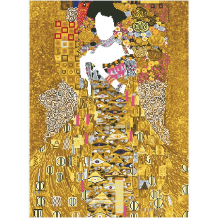 Goblen cu diamante, Femeia in Aur - Klimt 91x67cm [11]