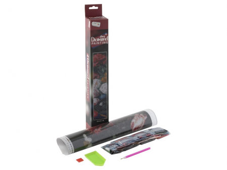 Set goblen cu diamante, fara sasiu, Flori - Jan Davidszoon de Heem, 40x50 cm [6]