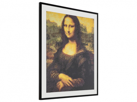Set goblen cu diamante, fara sasiu, Mona Lisa - da Vinci, 40x50 cm [2]
