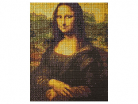 Set goblen cu diamante, fara sasiu, Mona Lisa - da Vinci, 40x50 cm [0]