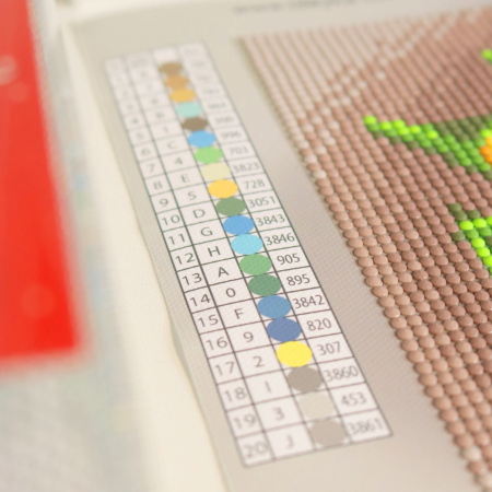 Set goblen cu diamante AB, fara sasiu, Simfonie alba, 40x50 cm [2]