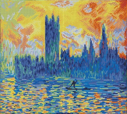 Parlamentul din Londra, Iarna - Monet [0]