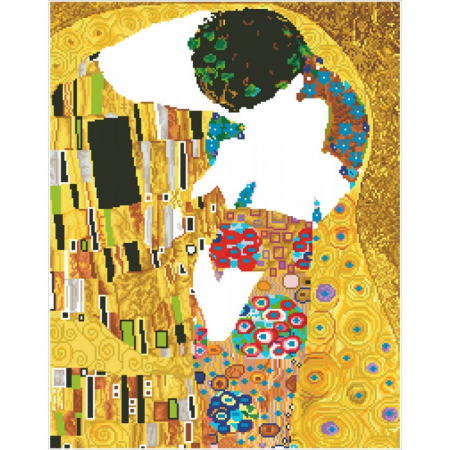 Goblen cu diamante,  Sarutul - Klimt  71x56 cm [1]