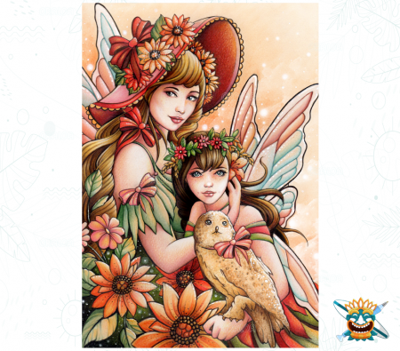 Set goblen cu diamante patrate @Oraloa, fara sasiu, Iubirea vietii mele, 80x56cm [0]