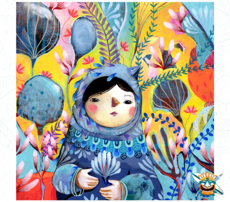 Set goblen cu diamante rotunde @Oraloa, fara sasiu, BuiBui, 60x60 cm [0]