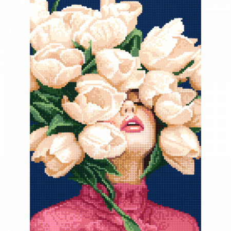 Set goblen cu diamante, cu sasiu, Tentatie, 30x40 cm [1]