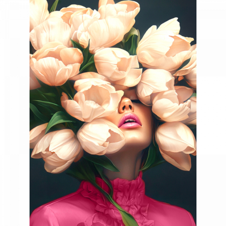 Set goblen cu diamante, cu sasiu, Tentatie, 30x40 cm [0]