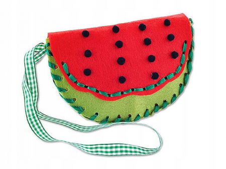 Set jucarii creative, geanta din fetru, Pepene [2]