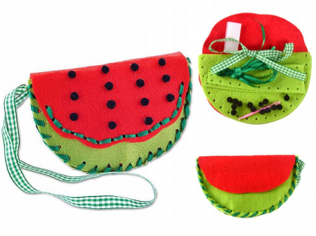 Set jucarii creative, geanta din fetru, Pepene [1]