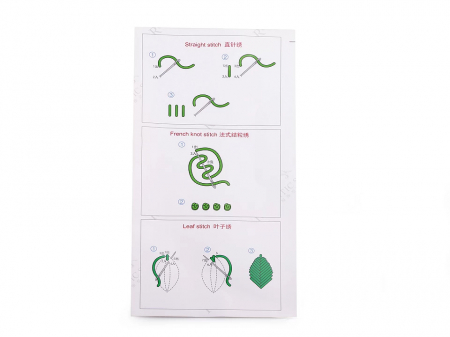 Set pentru brodat imprimat, cu gherghef, Buburuza, Ø26,5cm [3]