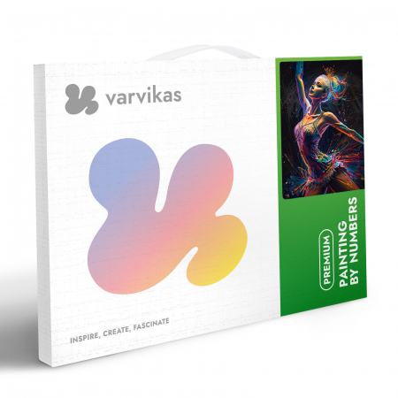 Set pictura pe numere, cu sasiu, Energia dansului, 30x40 cm [5]