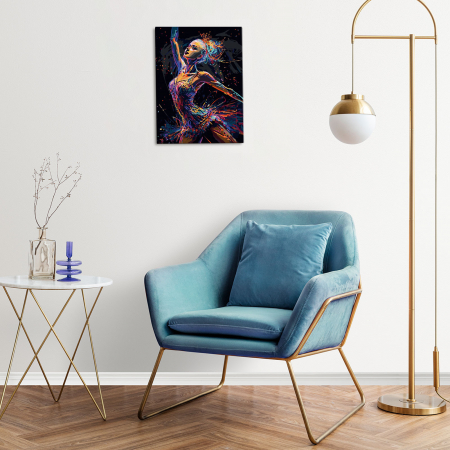 Set pictura pe numere, cu sasiu, Energia dansului, 30x40 cm [4]