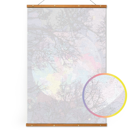 Set pictura pe numere, fara sasiu, Lumina lunii, 60x90 cm [2]
