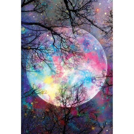 Triptice si dimensiuni mari - Set pictura pe numere, fara sasiu, Lumina lunii, 60x90 cm