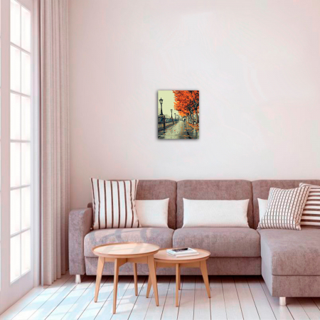 Set pictura pe numere, cu sasiu, Autumn, 40x50 cm [3]