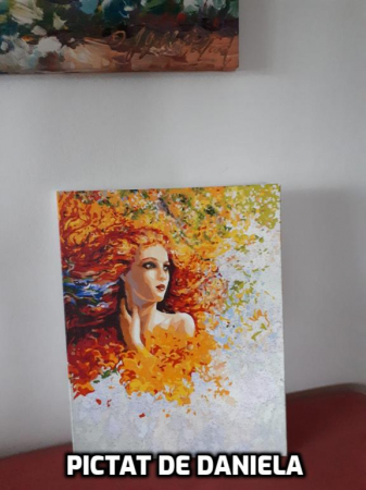 Set pictura pe numere, cu sasiu, Briza de vara - Josephine Wall, 40x50 cm [6]
