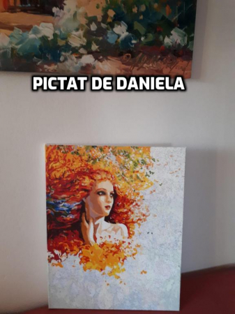Set pictura pe numere, cu sasiu, Briza de vara - Josephine Wall, 40x50 cm [5]