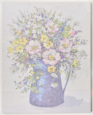 Pictura pe numere, cu sasiu, Buchet cu Flori Salbatice [1]