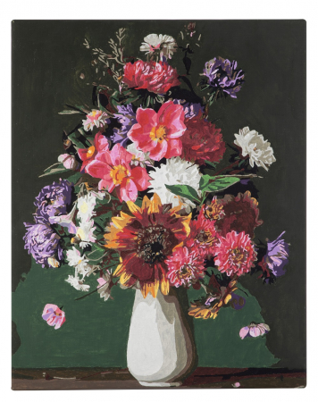 Set pictura pe numere, cu sasiu, Buchet de flori, 40x50 cm [0]