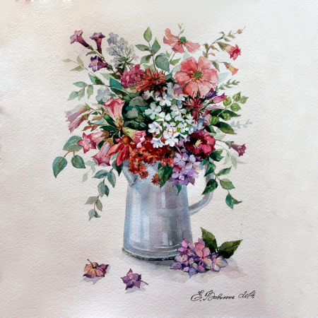 Set pictura pe numere, cu sasiu, Rapsodie Florala [0]