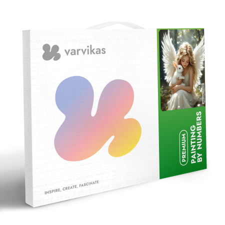 Set pictura pe numere, cu sasiu, Prieten divin, 40x50 cm [5]