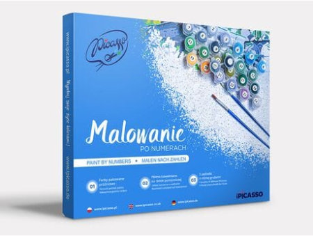 Set pictura pe numere, cu sasiu, Putere nobila, 40x50 cm [4]