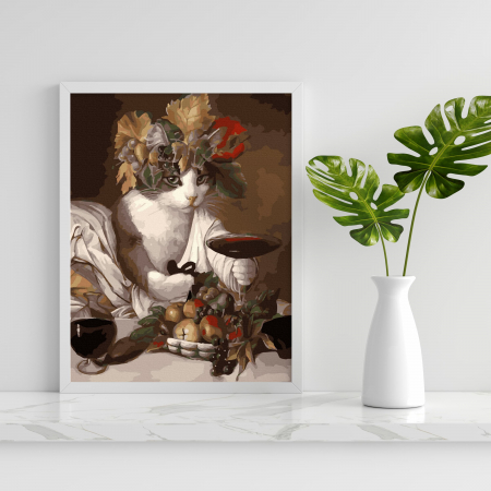 Set pictura pe numere, cu sasiu, Regele placerilor, 40x50 cm [3]