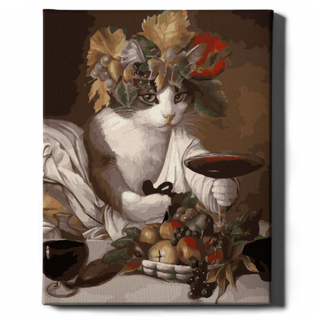 Set pictura pe numere, cu sasiu, Regele placerilor, 40x50 cm [1]