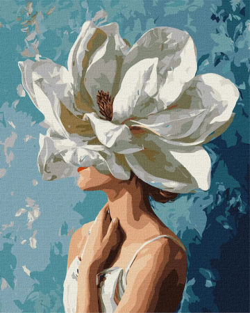 Picturi pe numere - Set pictura pe numere, cu sasiu, Tandrete si mister, 40x50 cm