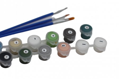 Set pictura pe numere, cu sasiu, Fiul omului - Rene Magritte, 40x50 cm [2]