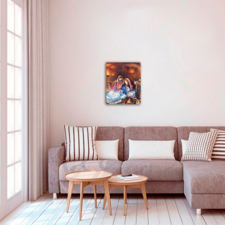 Pictura pe numere, cu sasiu, Nasterea lui Iisus [2]