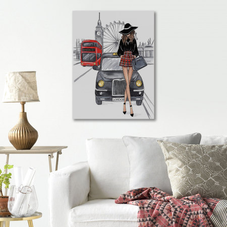 Pictura pe Numere, cu sasiu, Intalnire la Londra [3]