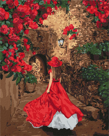 Set pictura pe numere, cu sasiu, Introducere intr-o poveste, 40x50 cm [0]