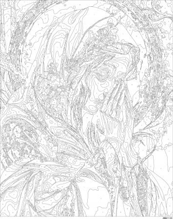 Set pictura pe numere, cu sasiu, Maica in rugaciune, 40x50 cm [2]