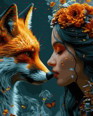 Picturi pe numere - Set pictura pe numere, cu sasiu, Rezonanta, 40x50 cm