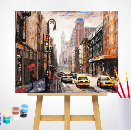 Set pictura pe numere, cu sasiu, New York City, 40 x50 cm [1]