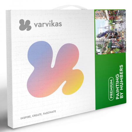 Pictura pe numere, cu sasiu, Paris in Spring, 40x5o cm [8]