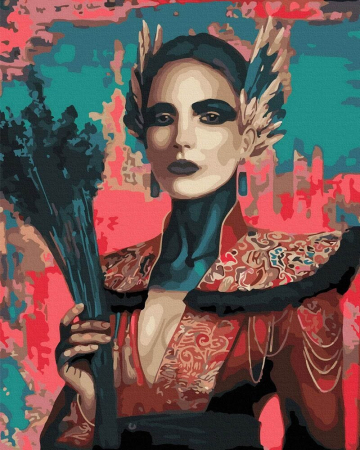 Set pictura pe numere, cu sasiu, Persefona, 40x50 cm [0]