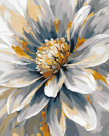 Picturi pe numere 40x50 cm – modele variate pentru toate gusturile - Set pictura pe numere, cu sasiu, Stralucirea muzei - extra culori metalizate, 40x50 cm
