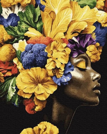 Dimensiune clasica 40x50cm - Set pictura pe numere, cu sasiu, In lumina aurie, 40x50 cm