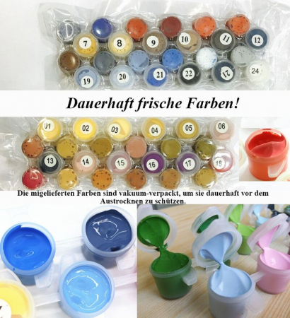 Set pictura pe numere, cu sasiu, Putere ascunsa, 40x50 cm [3]